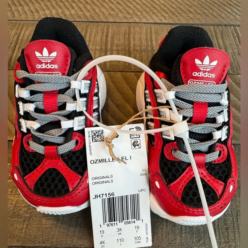 Adidas Originals Ozmillen Baby/Toddler Shoes Size 4K (NWT)
